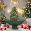 L'albero di Natale Vidaxl nevica con ombrelloni 75 cm verde