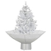 Vidaxl Albero di Natale Snowing con ombrelloni 75 cm bianco