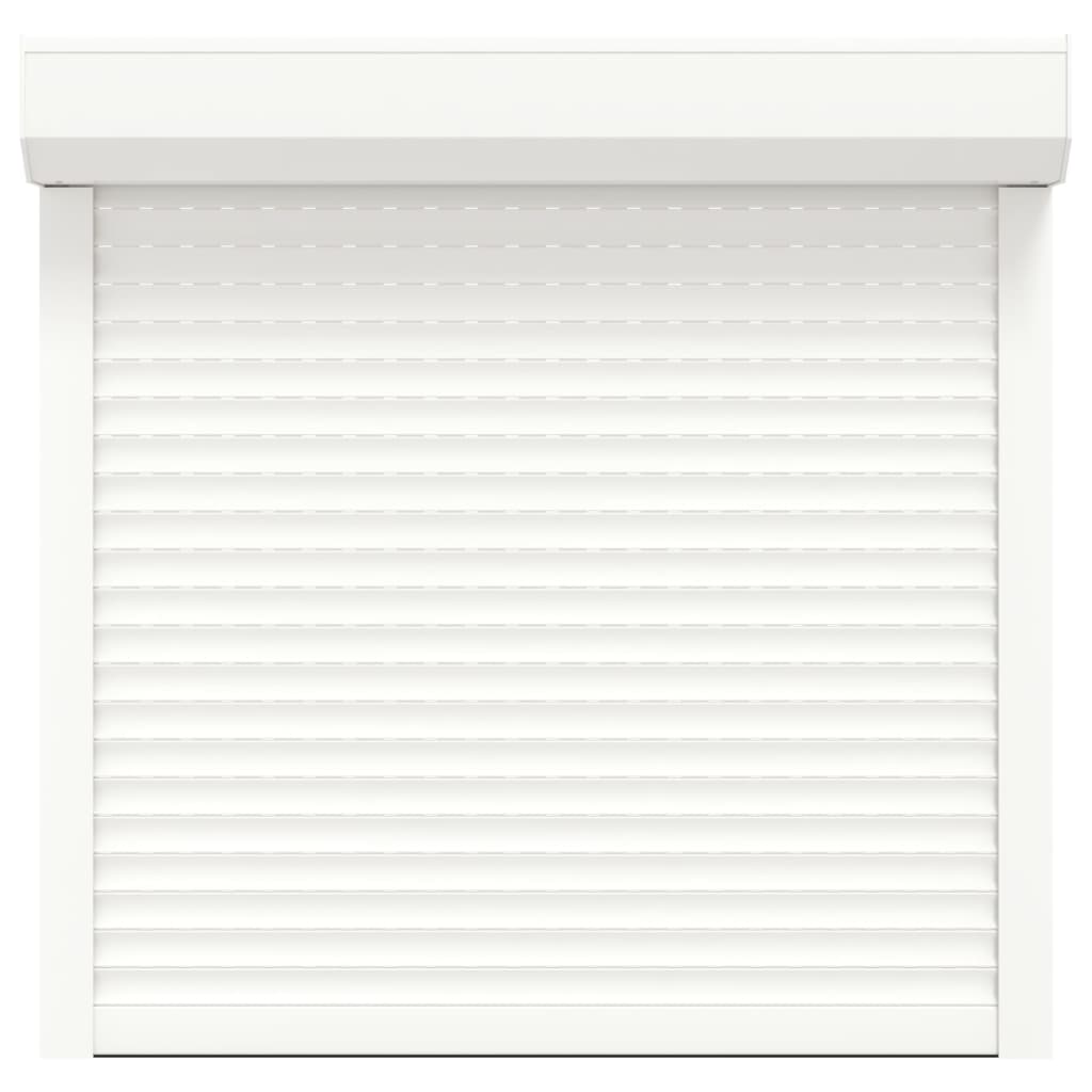 Shutter rullo Vidaxl 100x100 cm in alluminio bianco