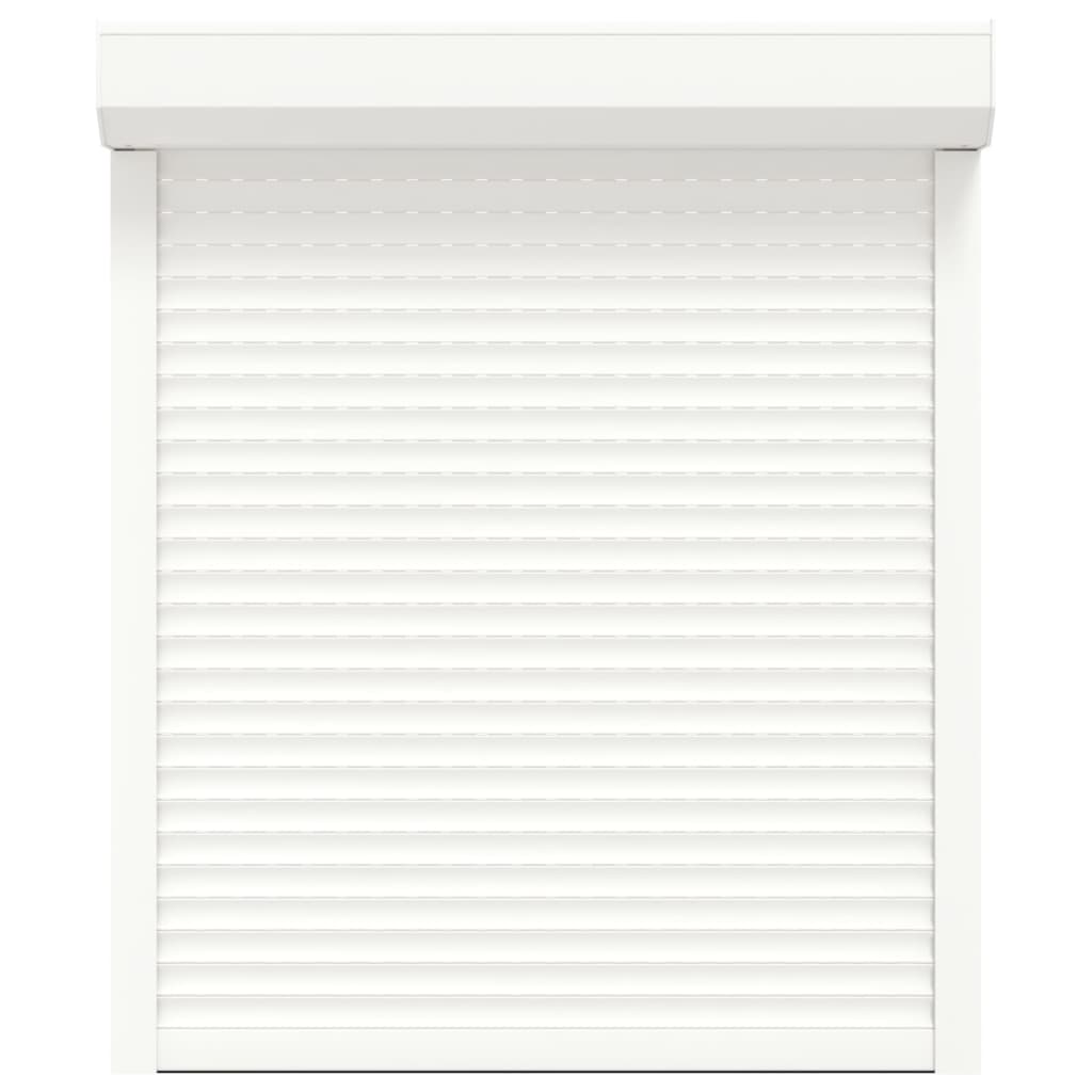 Shutter rullo Vidaxl 100x120 cm in alluminio bianco