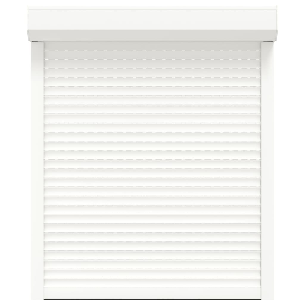 Shutter rullo Vidaxl 100x130 cm in alluminio bianco