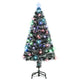 Árbol de Navidad Vidaxl con LED y fibra óptica estándar de 120 cm