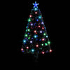 Árbol de Navidad Vidaxl con LED y fibra óptica estándar de 120 cm