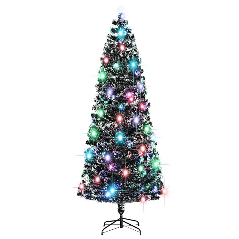 Albero di Natale Vidaxl con LED e fibra ottica standard da 240 cm