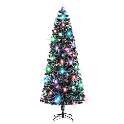 Árbol de Navidad Vidaxl con LED y Fiber Optic de 240 cm estándar