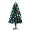 Árbol de Navidad Vidaxl con LED y fibra óptica estándar de 120 cm