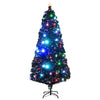 Albero di Natale Vidaxl con LED e fibra ottica standard da 180 cm