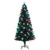 Albero di Natale Vidaxl con LED e fibra ottica standard da 180 cm
