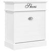 Vidaxl schoenenkast 50x28x58 cm paulowniahout wit