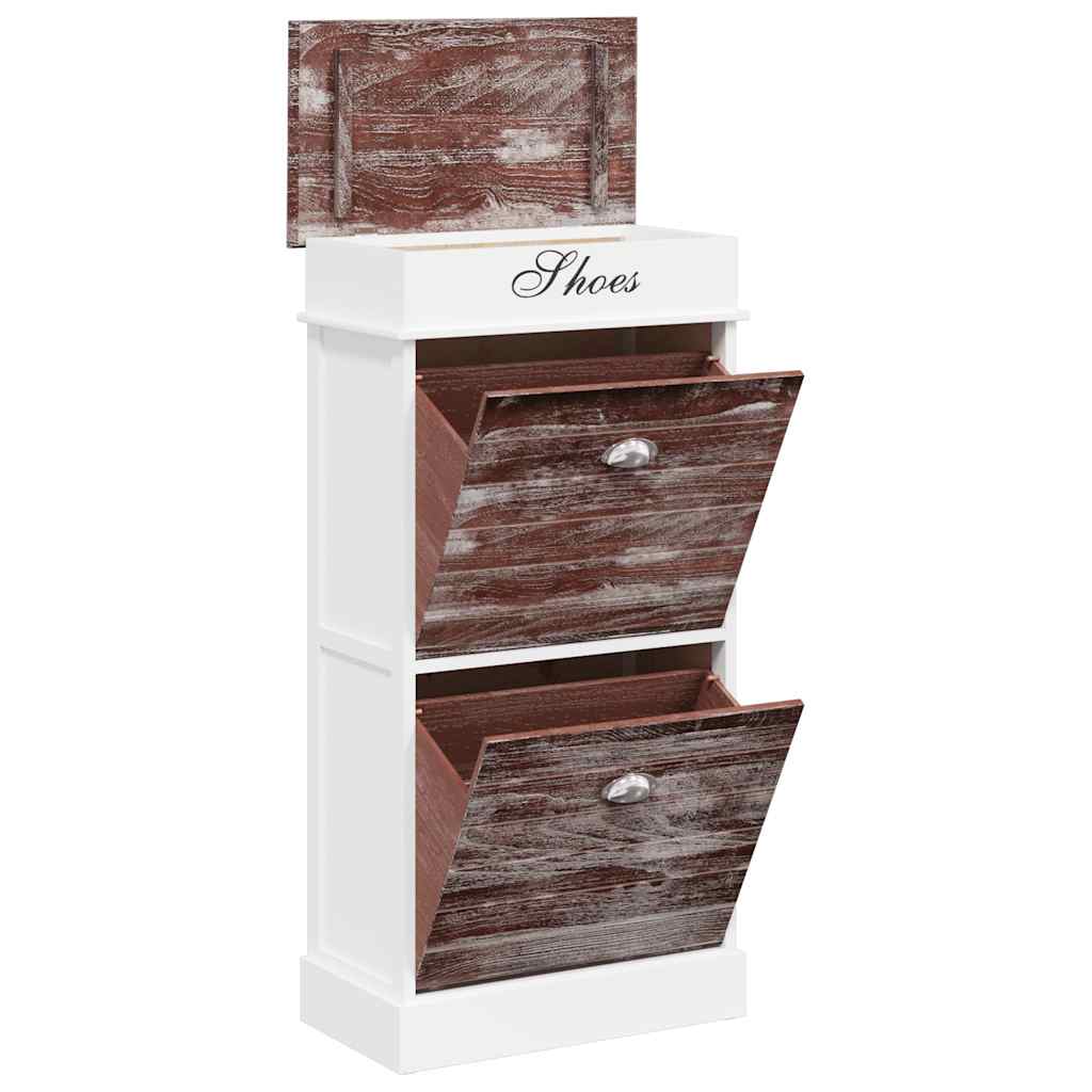 Vidaxl schoenenkast 50x28x98 cm paulowniahout bruin