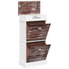 Vidaxl Cabinet da scarpe 50x28x98 cm Paulowniahout Brown