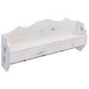 Rastrellino per parete Vidaxl 50x10x23 cm in legno bianco