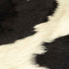 Vidaxl Rug 150x170 cm Piel de carne real en blanco y negro