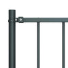 Vidaxl HEK Pannello con pali da 1,7x1,25 m in polvere antracite in acciaio rivestito