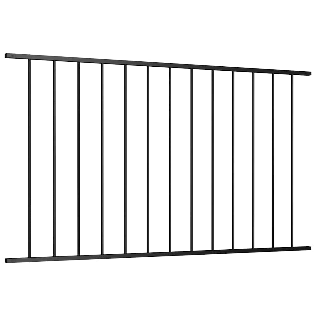 Vidaxl HEK Pannello 1.7x1,25 m in polvere in polvere nero