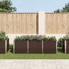 Vidaxl fioriera inserto 240x80x77 cm marrone galvanizzato