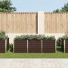 Vidaxl fioriera inserto 240x80x77 cm marrone galvanizzato