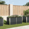 Vidaxl plantenbak verhoogd 160x80x77 cm gegalvaniseerd staal antraciet