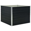 Vidaxl plantenbak verhoogd 100x100x77cm gegalvaniseerd staal antraciet