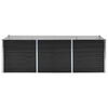 Vidaxl plantenbak verhoogd 240x80x77 cm gegalvaniseerd staal antraciet