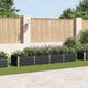 Plantador Vidaxl insertado 320x80x45 cm de acero galvanizado antracita