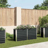 Vidaxl plantenbak verhoogd 160x40x77 cm gegalvaniseerd staal antraciet