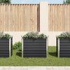 Vidaxl plantenbak verhoogd 100x40x77 cm gegalvaniseerd staal antraciet