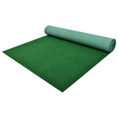 Vidaxl erba artificiale con borchie 2x1.33 m pp verde