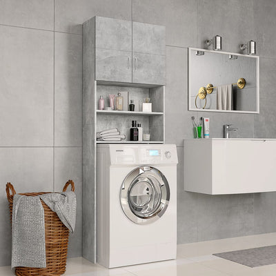 Gabinete de lavadora Vidaxl 64x25.5x190 cm Precio de concreto de madera procesada
