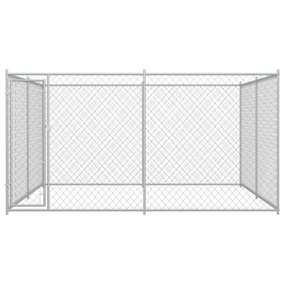VidaXL Hondenkennel voor buiten 383x383x185 cm