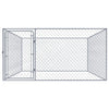 Vidaxl hondenkennel voor buiten 2x2x1 m gegalvaniseerd staal