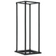 Chimenea de Vidaxl con base 37x37x113 cm de acero negro