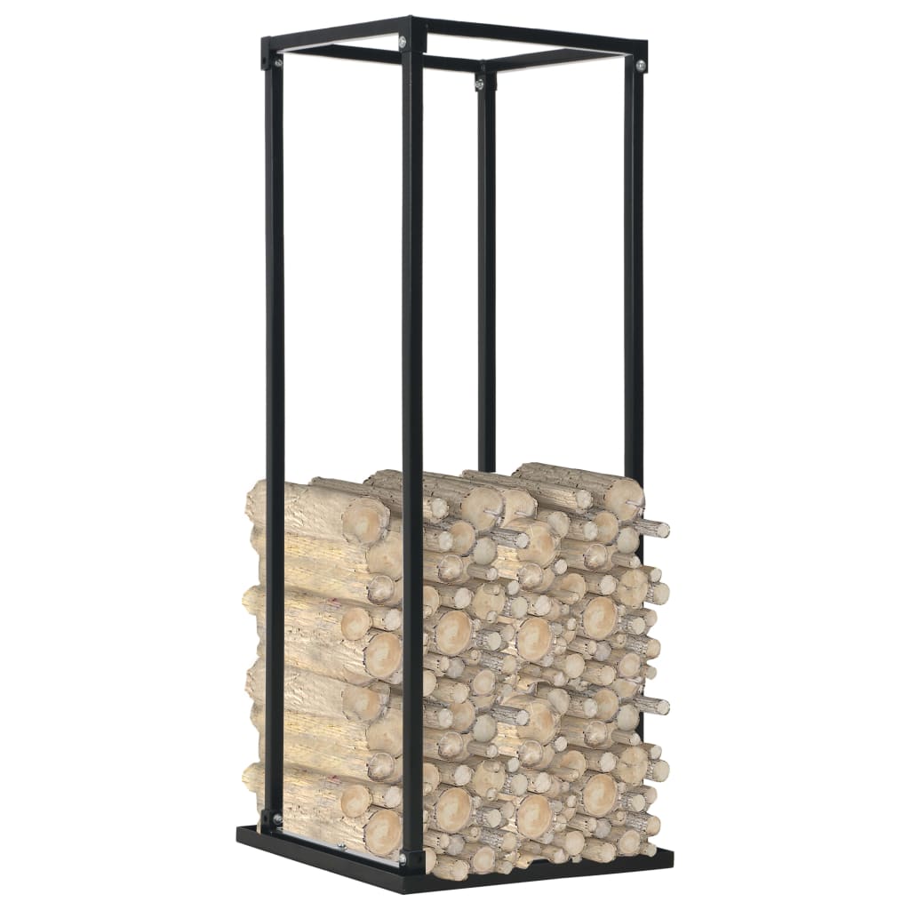 Chimenea de Vidaxl con base 37x37x113 cm de acero negro