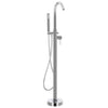 Gru da bagno vidaxl crane staccata in acciaio inossidabile da 118,5 cm