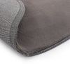 Vidaxl tappeto 80 cm pelliccia di coniglio artificiale grigio scuro