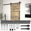 Caja Vidaxl con piezas para esquí de puertas correderas de 200 cm de acero negro