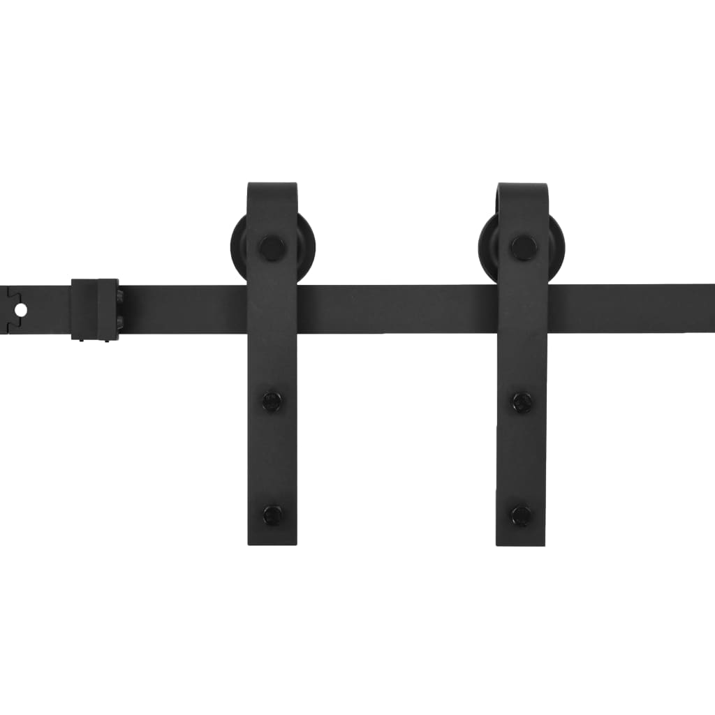 Caja Vidaxl con piezas para esquí de puertas correderas 183 cm de acero negro