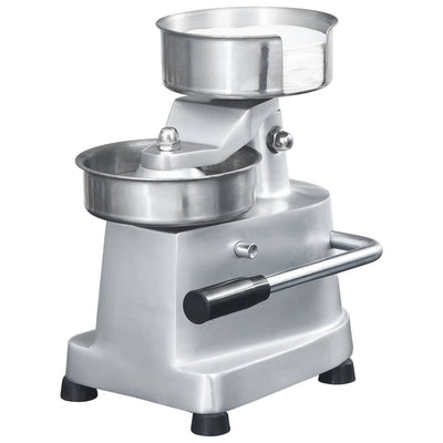 Vidaxl hamburgerpersmachine met 500 scheidingsbladen 10 cm aluminium