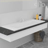 Vidaxl Build -in Tabella di lavaggio 101x39.5x18,5 cm bianco ceramico