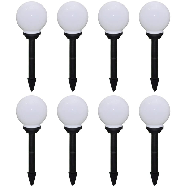 Lampade da giardino Vidaxl 8 m con LED per spillo a terra 15 cm