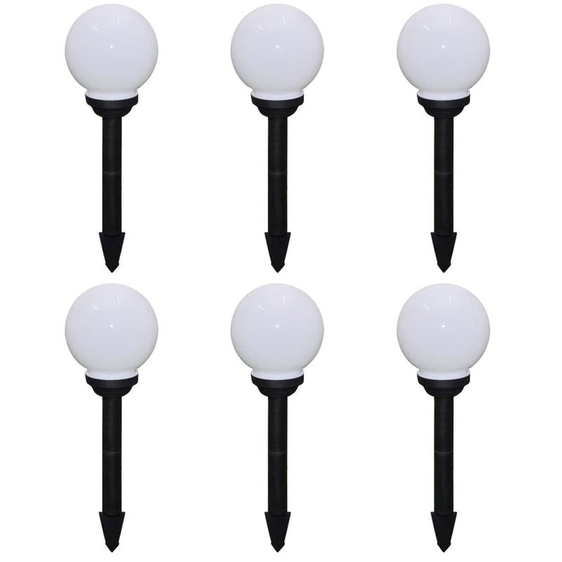 VidaXL Tuinpadlampen 6 st met grondpin LED 20 cm