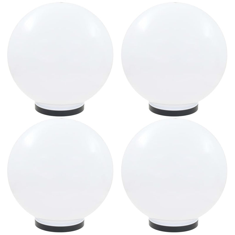 Vidaxl led-bollampen 4 st rond 40 cm pmma