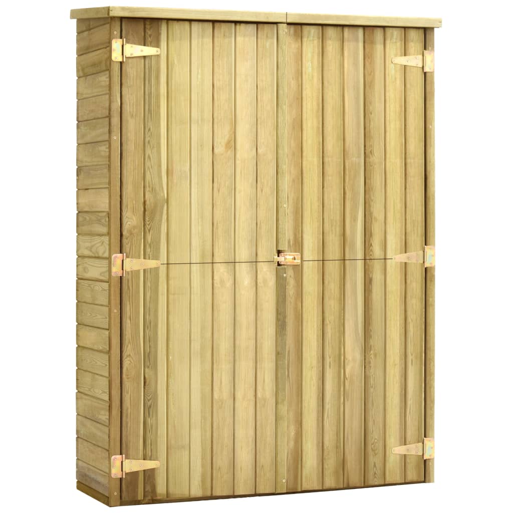 Vidaxl Garden capannone 123x50x171 cm in legno di pino impregnato