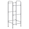 Vidaxl Storage Rack para 3 cajas 50x33x116 de acero de color plateado