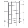 Rack di stoccaggio Vidaxl per 6 casse 96x33x116 cm in acciaio colorato
