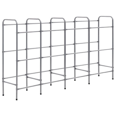 Vidaxl Storage Rack para 12 cajas 190x33x116 cm de acero coloreado