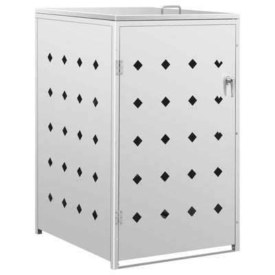 Archiviazione del contenitore Vidaxl Solo 240 L in acciaio inossidabile