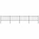 Vidaxl Garden Fence con lanzas Top 6.8x1 M de acero negro