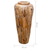 Esca decorativa vidaxl 40x80 cm teak solido