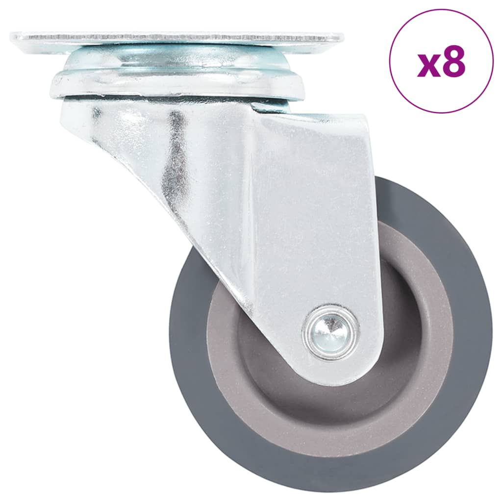 Vidaxxl 8 ruote piroettanti 50 mm